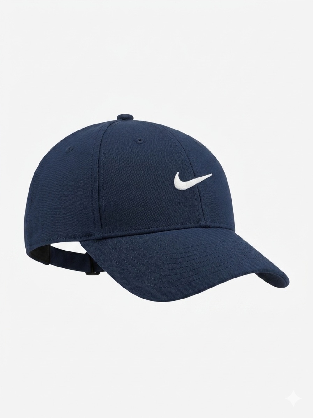 Nike Navy Cap with White Swoosh - Men's Adjustable Hat